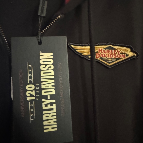 Harley Davidson 120th Anniversary Hoodie with Zipper NWT XXL - Picture 2 of 8